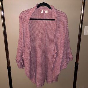Anthropologie Moth Rocia Ruffled Cardigan